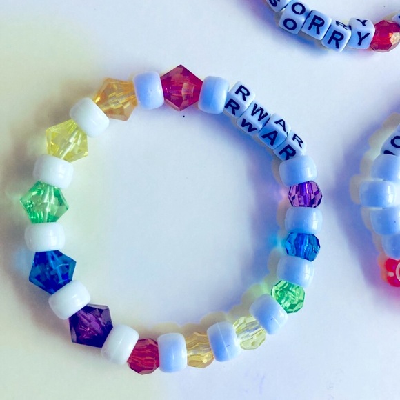 🍒 5/$25 🍒 PRIDE Rainbow Rave Kandi Bracelets | Sorry Mom - Picture 4 of 4